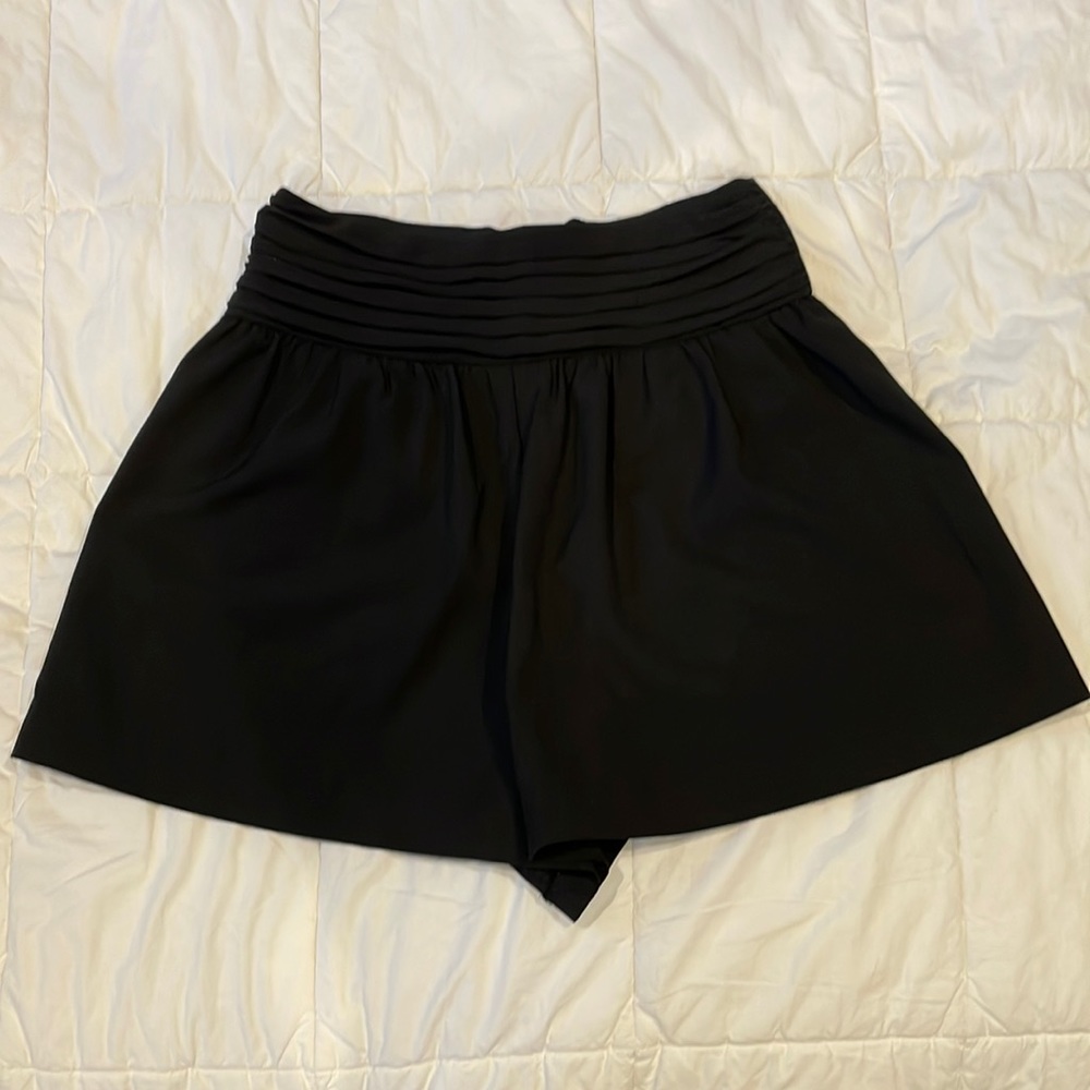 Flowy dressy high-waisted shorts